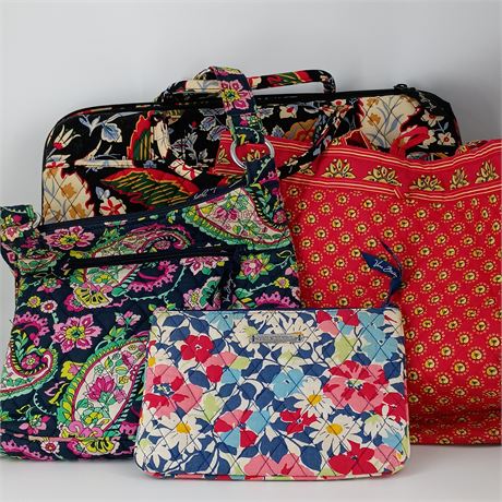 Vera Bradley Quilted Laptop Case, Bag & Accessories Lot – Assorted Patterns