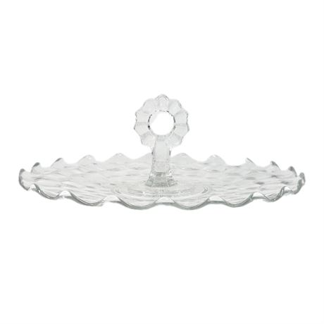 Vintage Fostoria American Glass Tidbit Tray