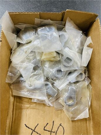 40 NOS Chrome Kick Stand Stops