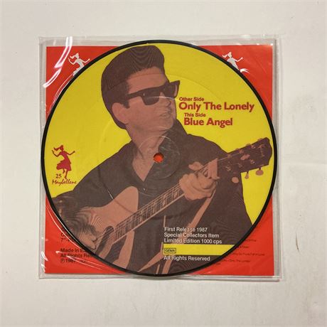 Roy Orbison Picture Disc 45 Vinyl Record