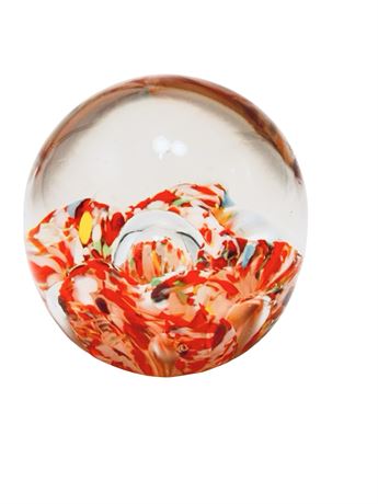 Vtg Tilso Handblown Glass Paper Weight - Japan