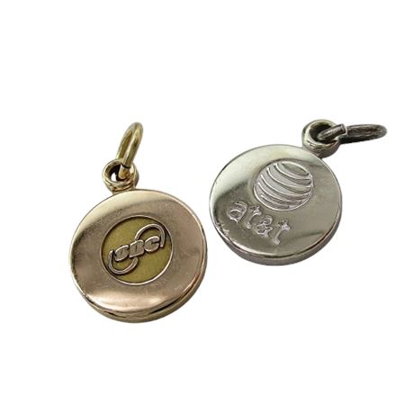 AT&T & SBC Telecommunications ~Gold Filled Service Charms