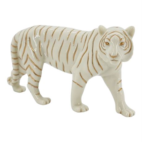 Vintage Lenox Classic Ivory Porcelain "The Noble Tiger" Figurine