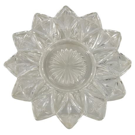 Federal Glass Flower Petal Candy Dishes - Set of 4