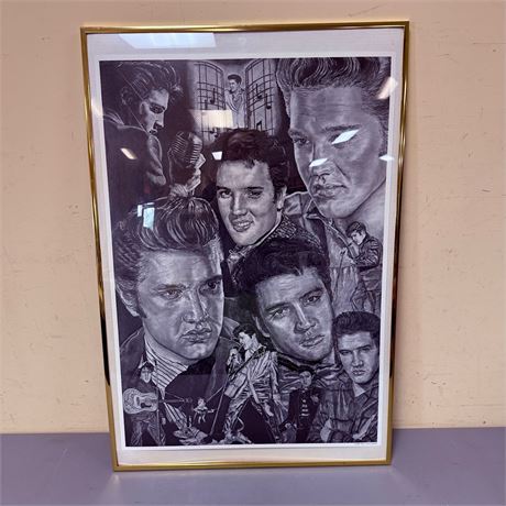 Elvis Presley Framed Poster