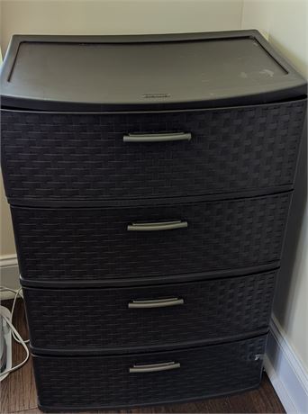 4 Drawer Plastic Storage Container w/Garden Supplies & Misc.
