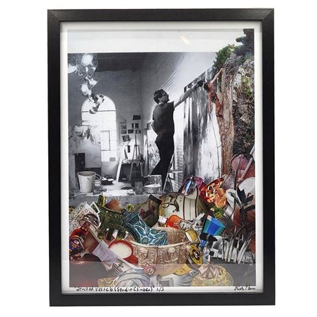 Rich Garr "Stacked Vessels (Studio Climber)" Limited Edition Collage Print