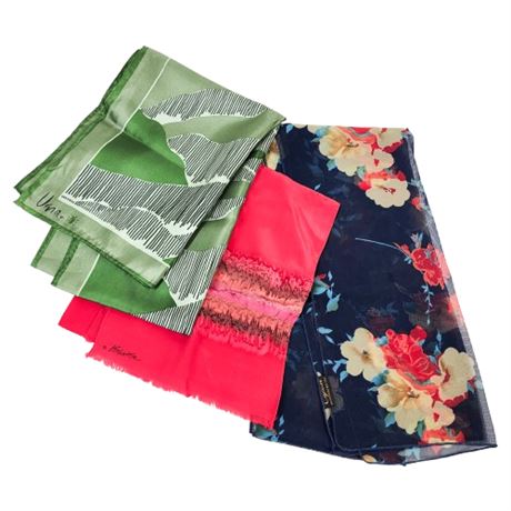 Three Vintage Rectangle Scarves