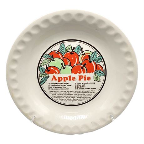 Vintage Sunnycraft Apple Pie Plate