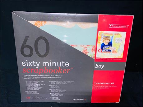 (2) 60 Sixty Minute BOY Scrapbooker NIB