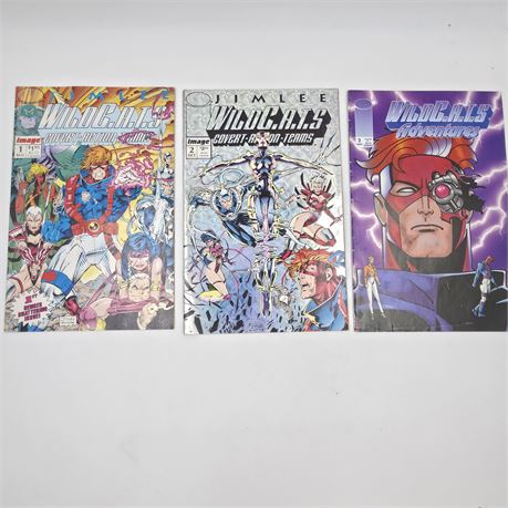 1990s Malibu Wild C.A.T.S comic books