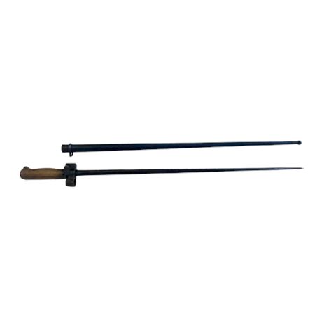 French Lebel Model 1886 Bayonet & Scabbard