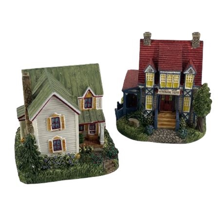 Pair of Miniature Houses by International Resources LLC