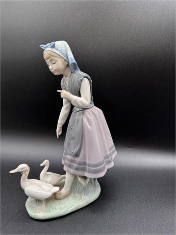 Lladro Women with Duck