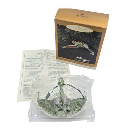1994 Star Trek, The Next Gen. "Klingon, Bird of Prey" Hallmark