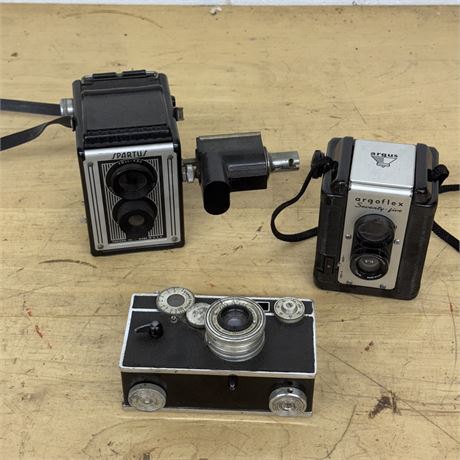 Three (3) Vintage Cameras