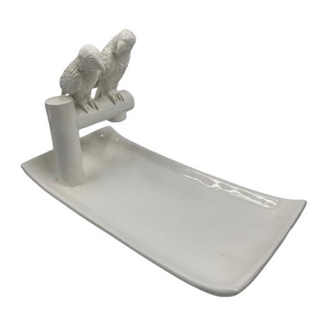 Resin Parrot Perch Decorative Tray