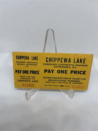 Chippewa Lake Pay One Price Tickets