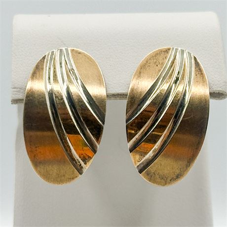 Vintage Gold & Silver-Tone Earrings