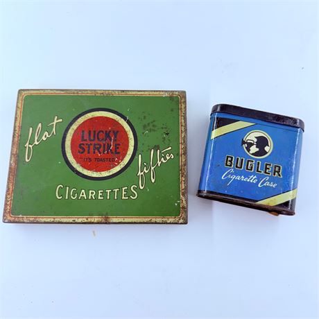 Antique Tobacco Tins