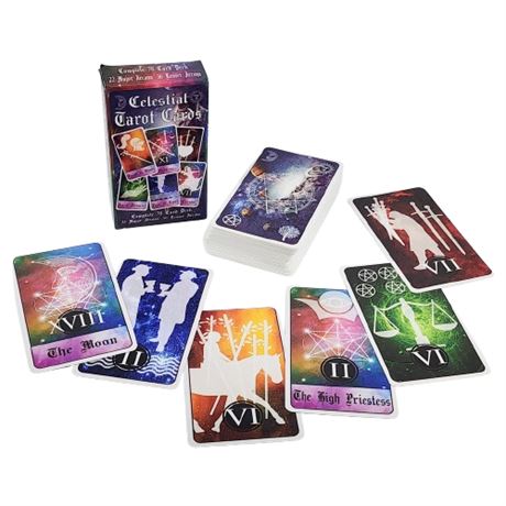 Celestial Tarot Cards, Complete Deck in Box