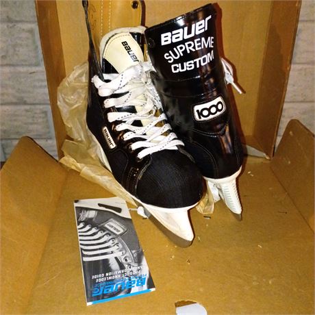 Bauer Supreme Custom 1000 Youth Hockey Skates w/ Box Size 6 D