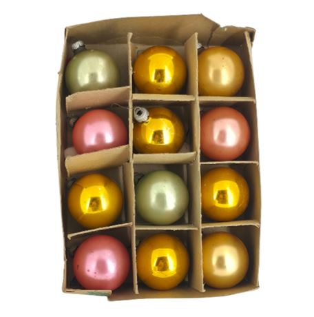 Lot of 12 VTG Shiny Brites