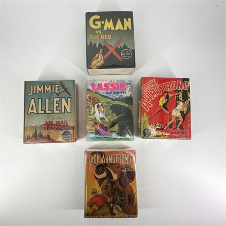 Lot of Vintage Big Little Books Jack Armstrong, Lassie & Others