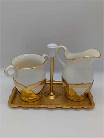 Lenox Faber Bros Creamer Sugar & Tray