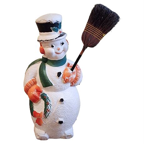 Vintage 45 Inch Snowman Blow Mold