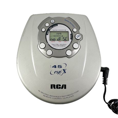 RCA Portable Compact Disc Player