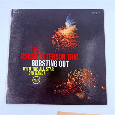 Oscar Peterson Trio Bursting Out Vinyl Record