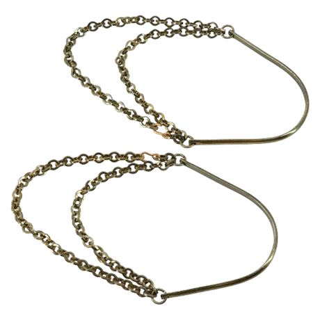 Pair Vintage Boot Chains