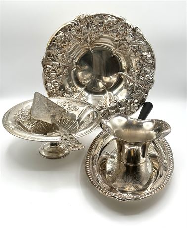 Silver Plate Lot - 5 Items