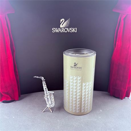 Swarovski Crystal Saxaphone