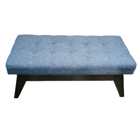 Blue Ottoman Bench