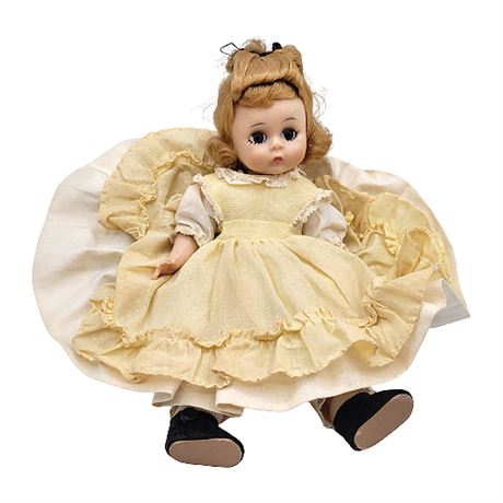 Vintage 50s Madame Alexander-kins Little Women "Amy" Doll, Needs Repair