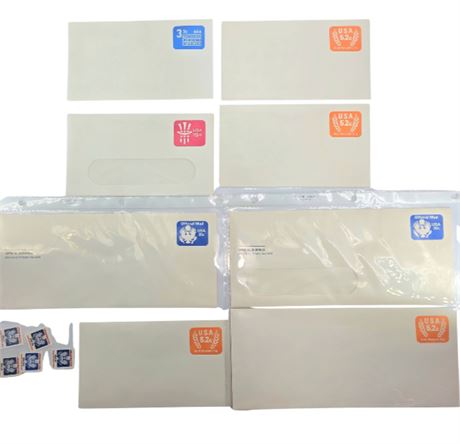 VTG Lot of Pre Paid Envelopes