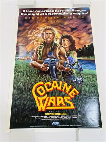 Cocaine Wars Original 27x41 Movie Poster - Rolled