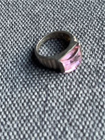 .925 pink ice ring