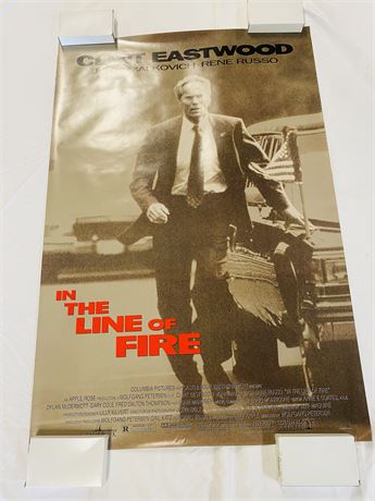 In The Line Of Fire Original DS 27x40 Movie Poster - ROLLED