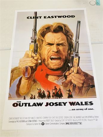 The Outlaw Josey Wales 27x40 Movie Poster - ROLLED