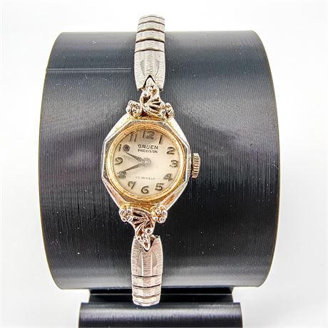 Vintage Gruen Precision Ladies Watch – 17 Jewels – Ornate Floral Lugs
