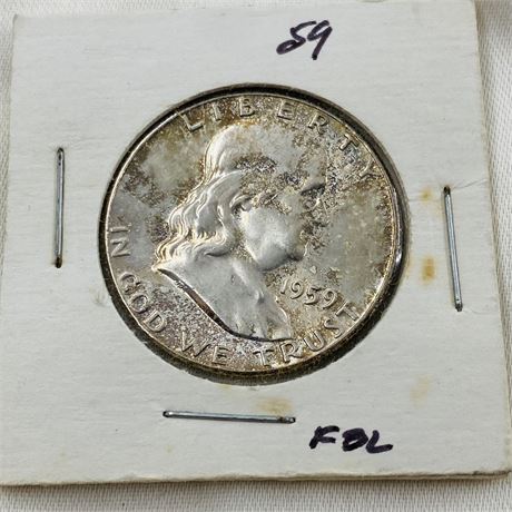 MS 1959 FBL Franklin Half Dollar