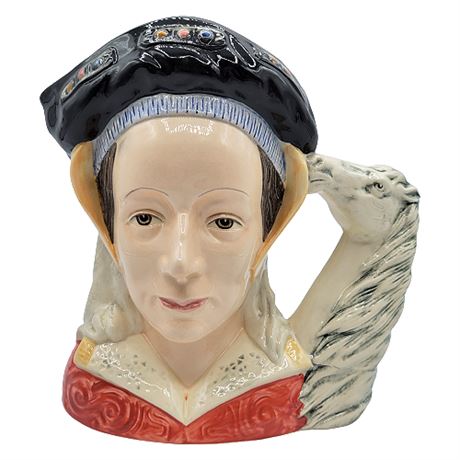 Royal Doulton Anne of Cleves Large Size Toby Mug D6653 (Wives of Henry III)