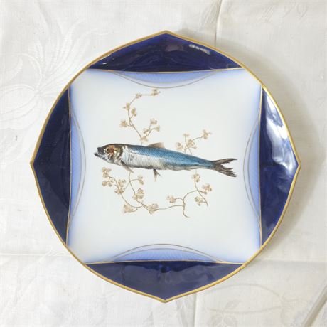 Haviland Limoges Porcelain Fish Plate