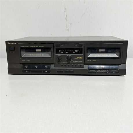 Vintage Technics Double Casette Deck