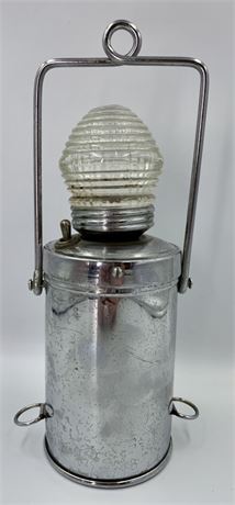 Vintage Maritime Beehive Lens Battery Op Boat Lantern, Light