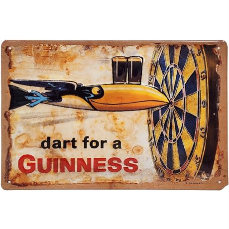Guinness Beer Tin Bar Sign