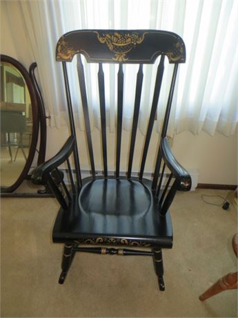 Hand Painted Tell City Rocking Chair
